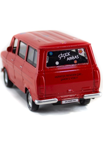 Oyuncak Metal Çiçek Abbas Çek Bırak Oyuncak Minibüs 13 cm fiyatları
