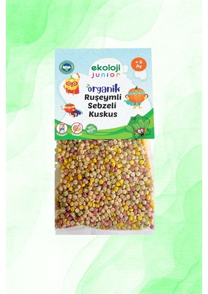 Ekoloji Market Organik Çiğ Tahin 230 gr + Organik Sebzeli Kuskus 250 gr