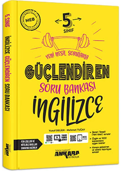 Ankara Yayıncılık 5.Sınıf Güçlendiren İngilizce  Soru Bankası