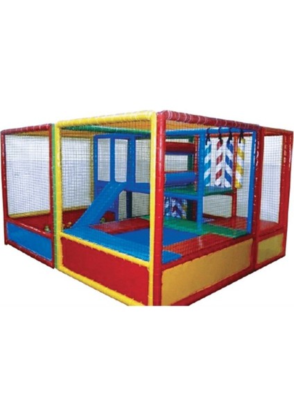 Softplay Trambolinli Kaydıraklı Top Havuzu