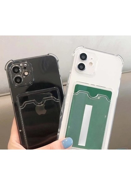 Tecno Spark 20 Pro Kılıf Kartlıklı Şeffaf Silikon Darbe Dayanıklı Koruyucu Kamera Korumalı Kılıf + Ekran Koruyucu modelleri