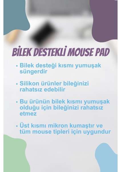 Byars-Batımını Seyreden Kedi Baskılı Bilek Destekli Dikdörtgen Mouse Pad-Byars