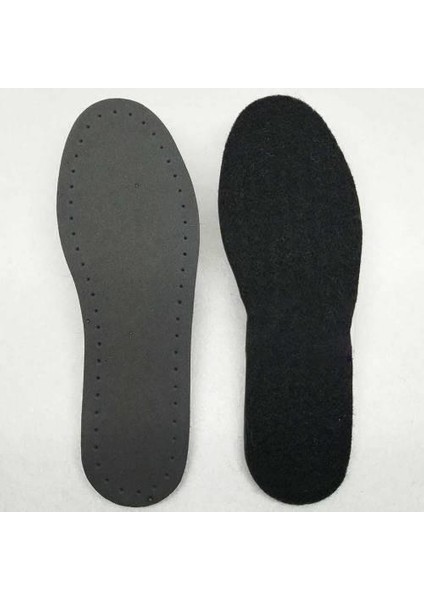 6 Çift Siyah Kadın Patiklik Keçe 36-37