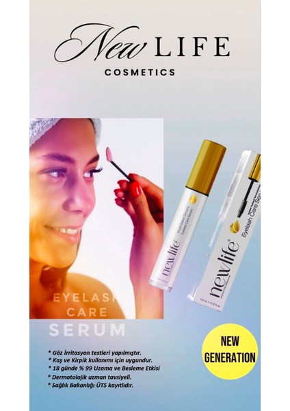 Kirpik ve Kaş Besleyici Bakım Serumu (Su Bazlı) 5ml