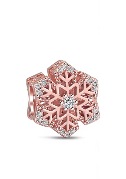 Rose Kar Tanesi Charm