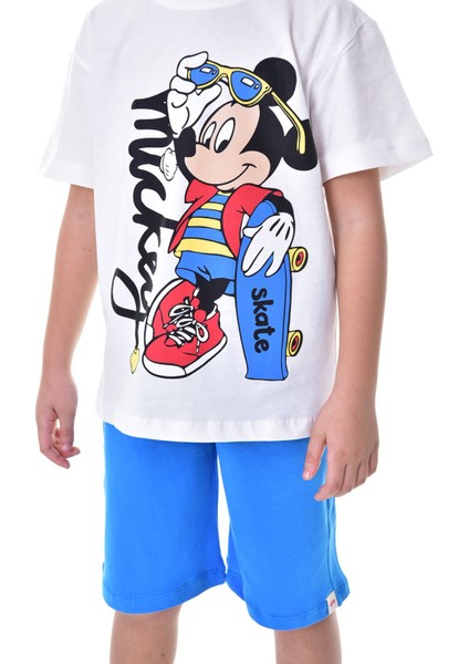 Mickey Baskılı 2'li Şort - T-Shirt Çocuk Takım fiyatları