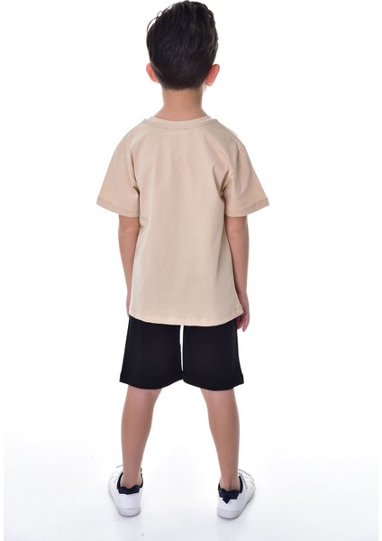 Mickey Baskılı 2'li Şort - T-Shirt Çocuk Takım modelleri