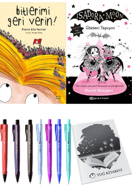 Isadora Moon 9 Gösteri Yapıyor ve Bitlerimi Geri Verin! 2'li Set - Kalem