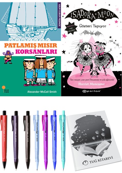 Isadora Moon 9 Gösteri Yapıyor ve Patlamış Mısır Korsanları 2'li Set - Kalem
