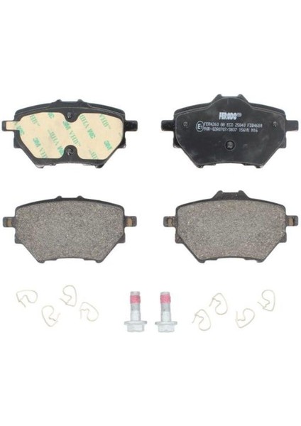 Braxıs AB0610-ARKA Fren Balatası 1.5 Hdı/1.6 Hdı/1.6 Puretech P5008 17 1609000980