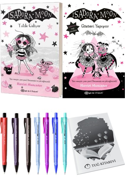 Isadora Moon 9 Gösteri Yapıyor ve Isadora Moon 11 Tatile Gidiyor 2'li Set - Kalem