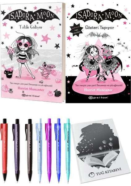 Isadora Moon 9 Gösteri Yapıyor ve Isadora Moon 11 Tatile Gidiyor 2'li Set - Kalem