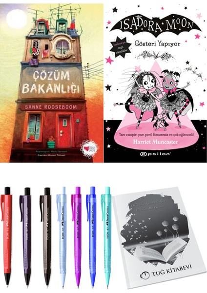 Isadora Moon 9 Gösteri Yapıyor ve Çözüm Bakanlığı 2'li Set - Kalem
