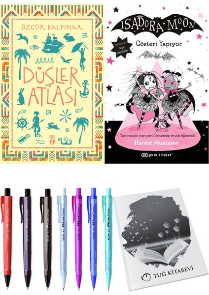 Isadora Moon 9 Gösteri Yapıyor ve Düşler Atlası 2'li Set - Kalem