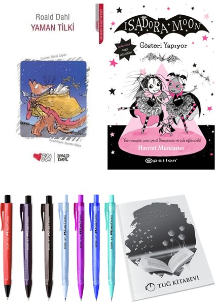 Isadora Moon 9 Gösteri Yapıyor ve Yaman Tilki 2'li Set - Kalem