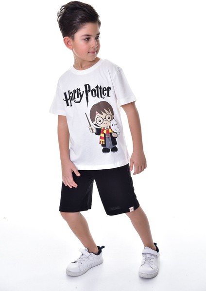 Harry Potter Baskılı 2'li Şort - T-Shirt Çocuk Takım fiyatları