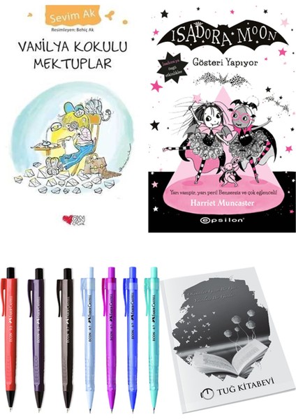 Isadora Moon 9 Gösteri Yapıyor ve Vanilya Kokulu Mektuplar 2'li Set - Kalem