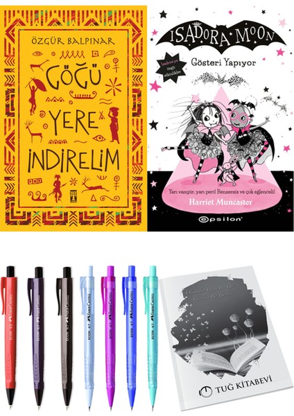 Isadora Moon 9 Gösteri Yapıyor ve Göğü Yere Indirelim 2'li Set - Kalem