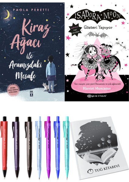 Isadora Moon 9 Gösteri Yapıyor ve Kiraz Ağacı ile Aramızdaki Mesafe 2'li Set - Kalem