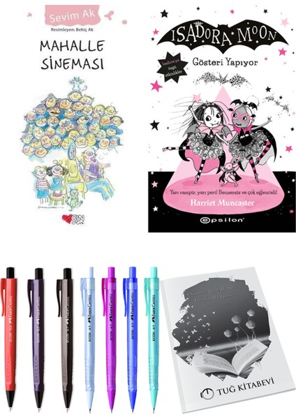 Isadora Moon 9 Gösteri Yapıyor ve Mahalle Sineması 2'li Set - Kalem