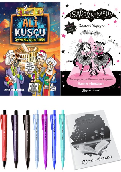 Isadora Moon 9 Gösteri Yapıyor ve Ali Kuşçu Sönmeyen Bilim Güneşi 2'li Set - Kalem