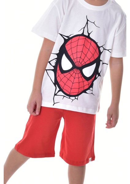 Spider - Man Baskılı 2'li Şort - T-Shirt Çocuk Takım fiyatları