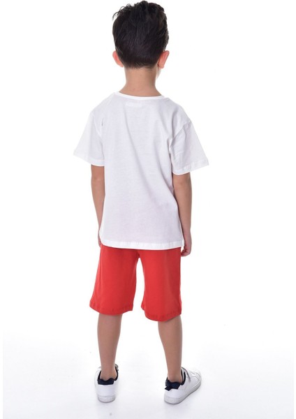 Spider - Man Baskılı 2'li Şort - T-Shirt Çocuk Takım modelleri