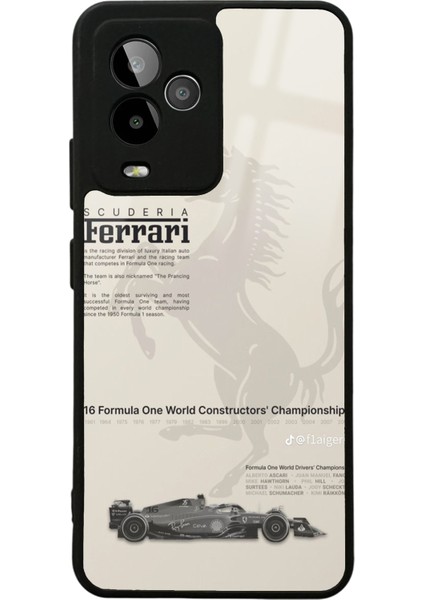 Gm 24 Pro Ferrari Tasarımlı Glossy Telefon Kılıfı