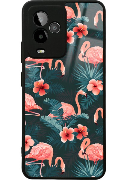 Gm 24 Pro Flamingo Leaf Tasarımlı Glossy Telefon Kılıfı