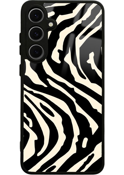 Samsung S24 Fe Zebra Tasarımlı Glossy Telefon Kılıfı