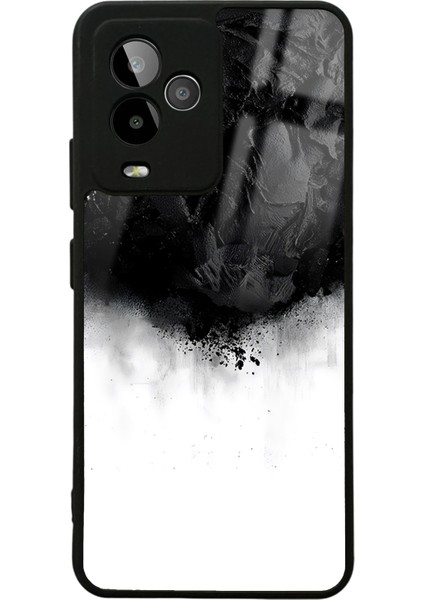 Gm 24 Pro Siyah Duman Tasarımlı Glossy Telefon Kılıfı