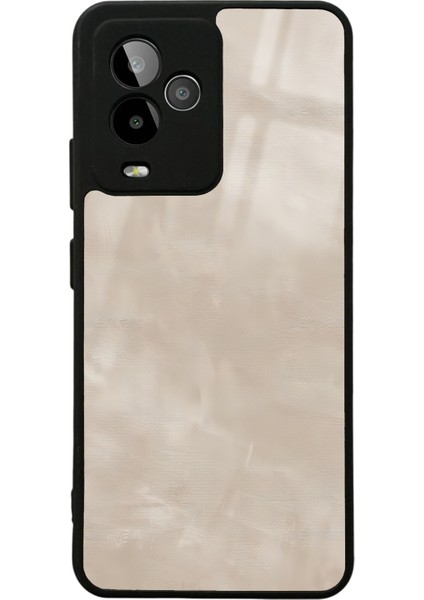 Gm 24 Pro Süt Kahvesi Mermer Tasarımlı Glossy Telefon Kılıfı
