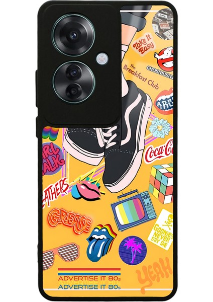 Oppo Reno 11F 5g Retro Vans Tasarımlı Glossy Telefon Kılıfı