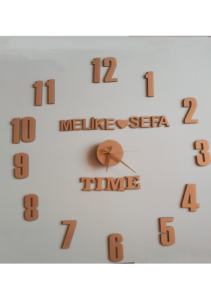 Pleksi Serpme Duvar Saati Çok Şık Bir Tasarım fiyatları