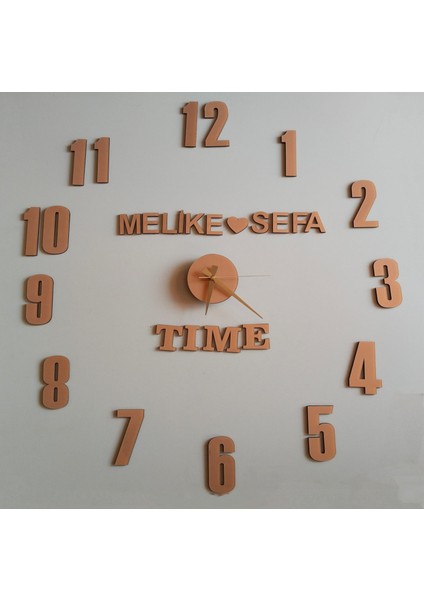 Pleksi Serpme Duvar Saati Çok Şık Bir Tasarım fırsatları