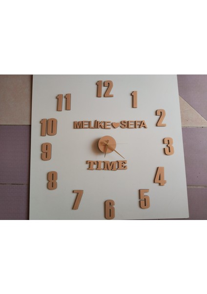 Pleksi Serpme Duvar Saati Çok Şık Bir Tasarım indirimleri