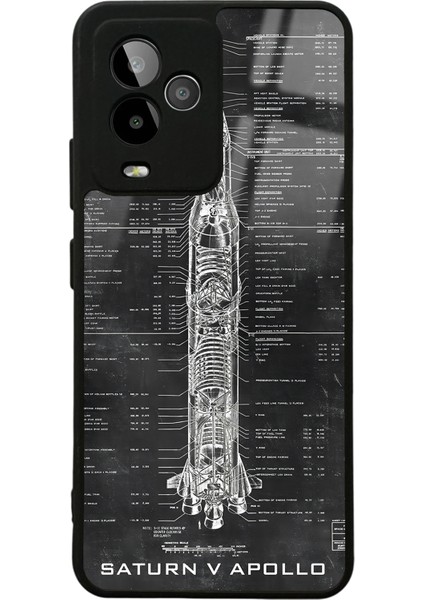 Gm 24 Pro Apollo Plan Tasarımlı Glossy Telefon Kılıfı