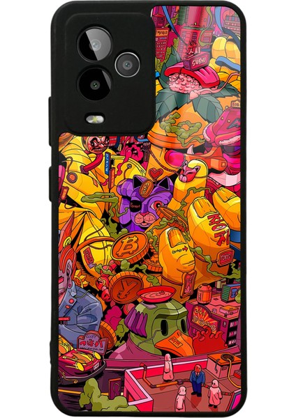 Gm 24 Pro Retro Coin Tasarımlı Glossy Telefon Kılıfı