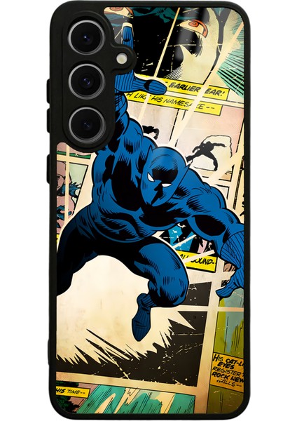 Samsung S24 Fe Black Panther Kara Panter Tasarımlı Glossy Telefon Kılıfı