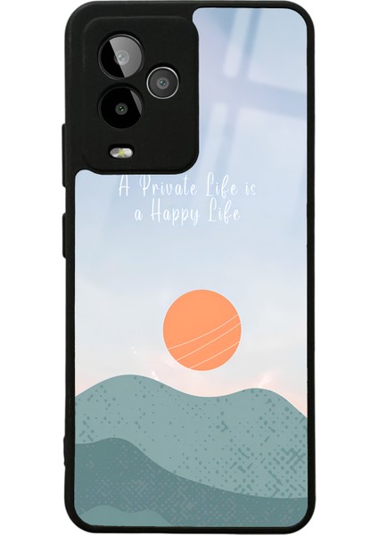 Gm 24 Pro Happy Life Tasarımlı Glossy Telefon Kılıfı
