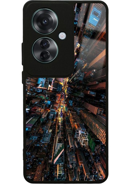 Oppo Reno 11F 5g Kuş Bakışı Tasarımlı Glossy Telefon Kılıfı