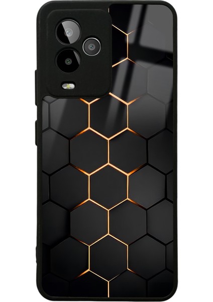 Gm 24 Pro Yellow Carbon Tasarımlı Glossy Telefon Kılıfı