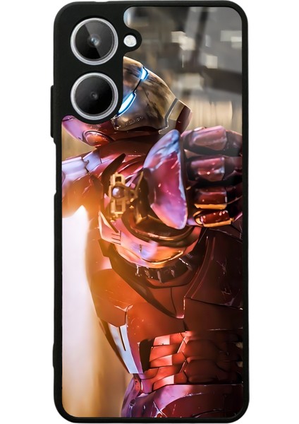 Oppo Realme 10 Iron Man Tasarımlı Glossy Telefon Kılıfı