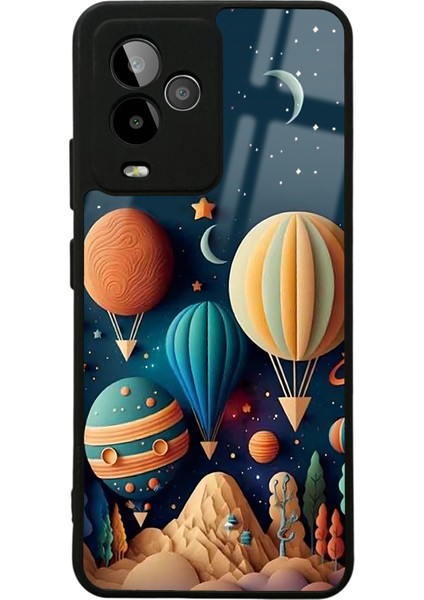 Gm 24 Pro Astral Balonlar Tasarımlı Glossy Telefon Kılıfı
