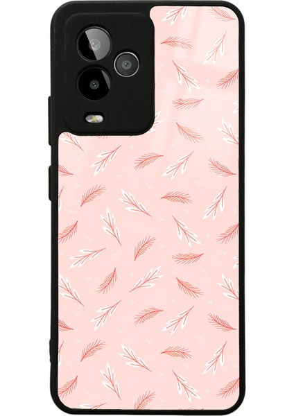 Gm 24 Pro Pudra Yapraklı Tasarımlı Glossy Telefon Kılıfı