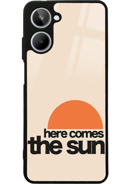 Oppo Realme 10 The Sun Tasarımlı Glossy Telefon Kılıfı