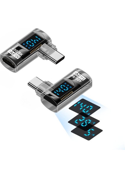 140W Type C To Type C 40GBPS 8K60hz Çevirici Dönüştürücü Otgkc