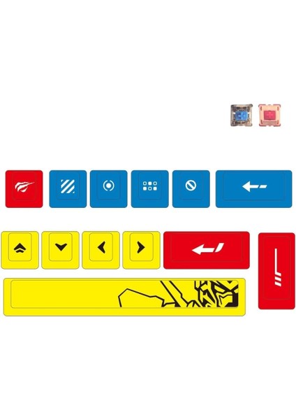 Gamenote Keycaps 13 Parça Pbt Gaming Mekanik Klavye Tuş Takımı fiyatları