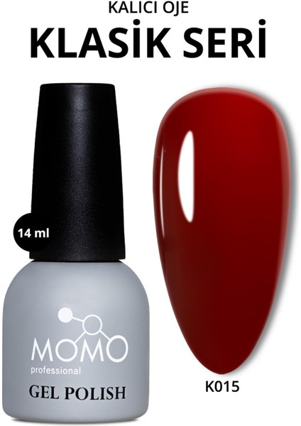 Kalıcı Oje K015 Bordo, 14ML