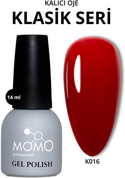 Kalıcı Oje K016 Şarap Kırmızısı, 14ML